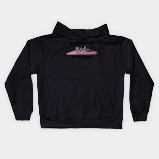 BLACKPINK WE WERE BORN TO BE ALONE Kids Hoodie